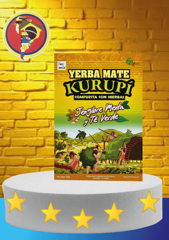 kurupi con jenjibre menta y the verde 500g